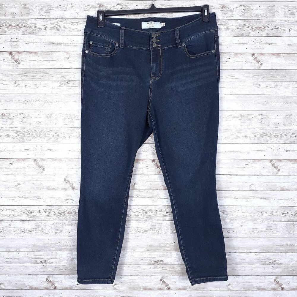 Torrid Womens Crop Jeans Sz 18 Jegging 218